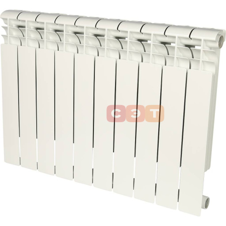 Радиатор алюминиевый секционный RAL 9016 Rommer Profi 500 (10 секций)