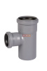 Тройник прямой раструбный 87*  75 / 50  HTEA ( серый )