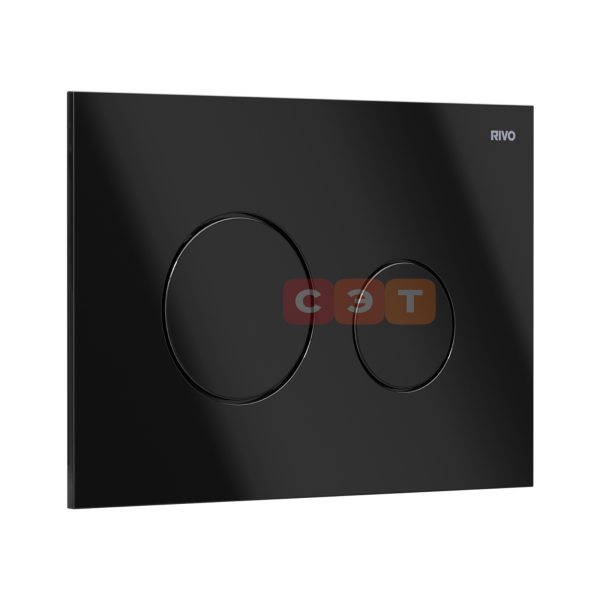 Панель смыва RIVO Touch Neo Черный глянцевый
