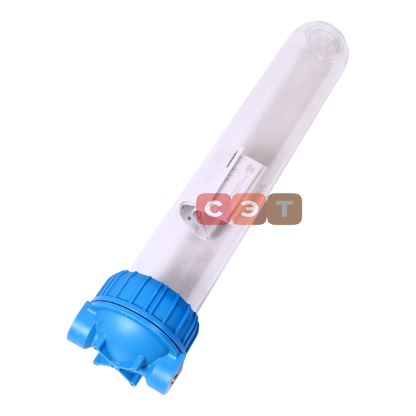Колба фильтра 20" Plus 3/4" 3P, SX (ключ + кронштейн)
