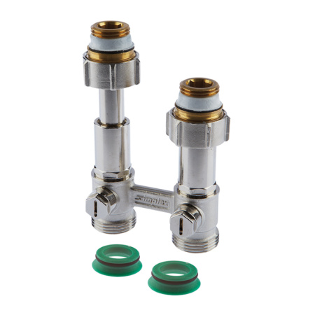 Узел нижн. подключения DT2/50, прямой, 3/4x3/4"