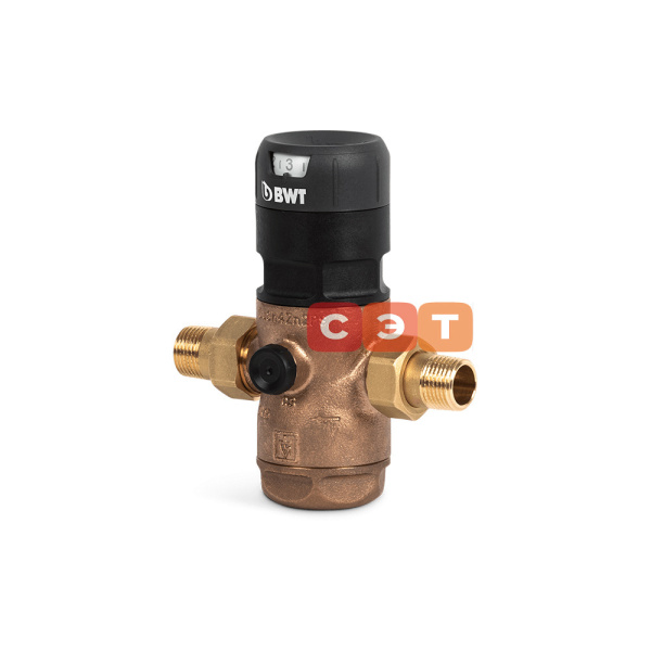Редуктор давления BWT D1 Red 25 атм (НгНР-НгНР) 1/2" бронза
