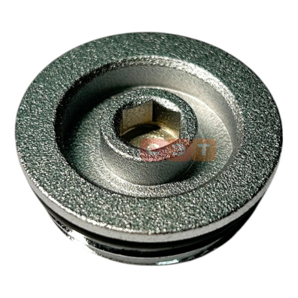 Заглушка НР 1" c прокладкой O-RING, хромированная