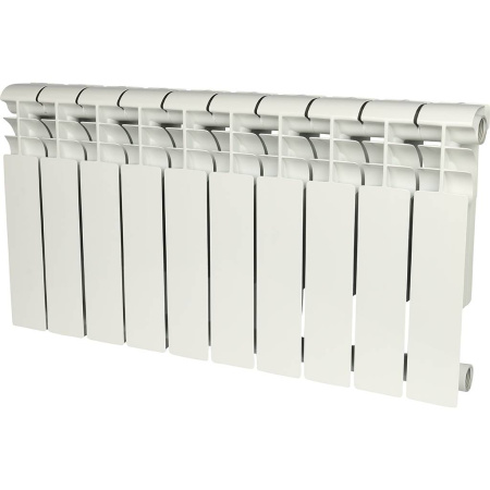 Радиатор алюминиевый секционный RAL 9016 Rommer Profi 350 (10 секций)