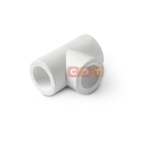 Тройник белый равнопроходной полипропиленовый  110 Pro Aqua