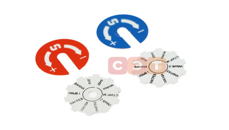 Коллектор НВ 3/4" х 2 вых 3/4" ЕК, выходы 180°, 50 мм, с вентилями, хром