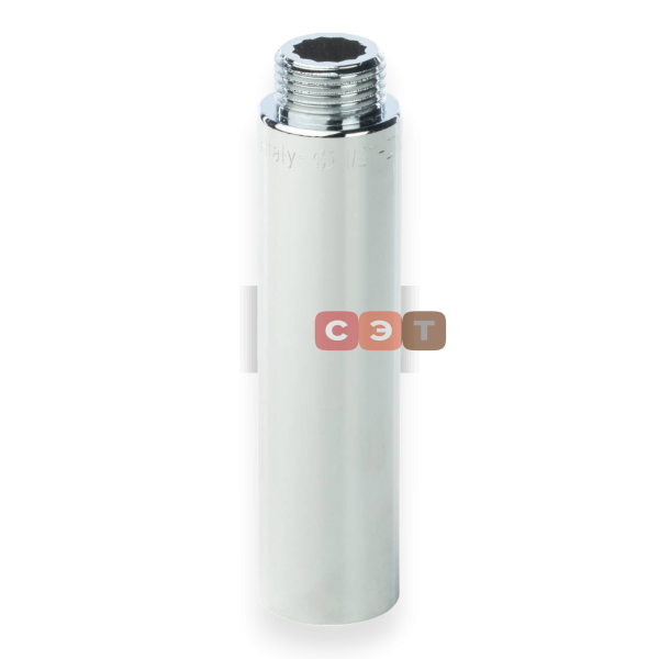 Удлинительная гайка усиленная латунная (хромированная)  1/2" х 80 General Fittings