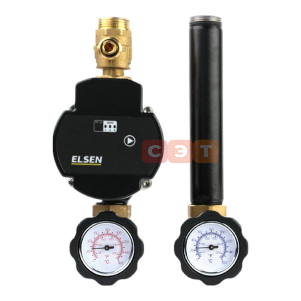 Насосная группа прямая Elsen 3/4" (без насоса)