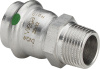 Муфта с НР  22 х   1/2" нержавеющая сталь (Sanpress Inox) серия 2311