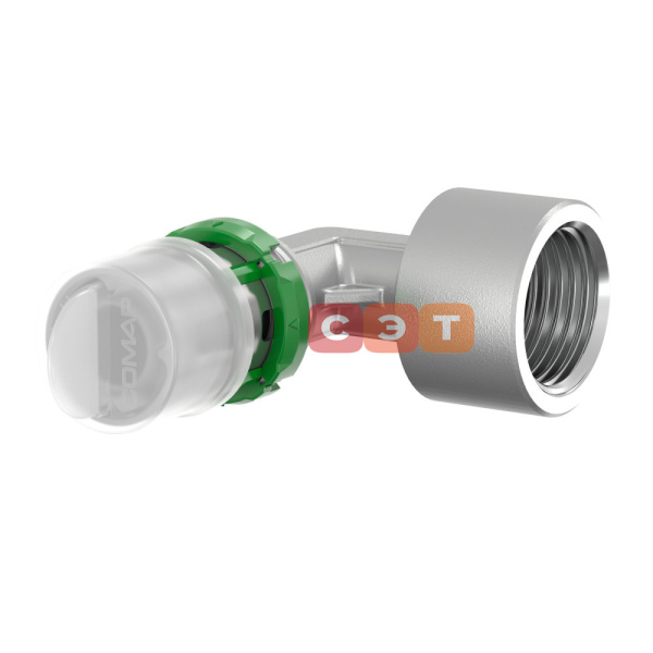 Пресс-угольник 90° с ВР SkinPress 26х 3/4" (латунь) COMAP
