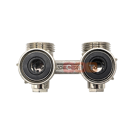 Узел нижнего подключения Exclusive Line E1/50 угловой, 1/2x3/4" c ниппелями 1/2"