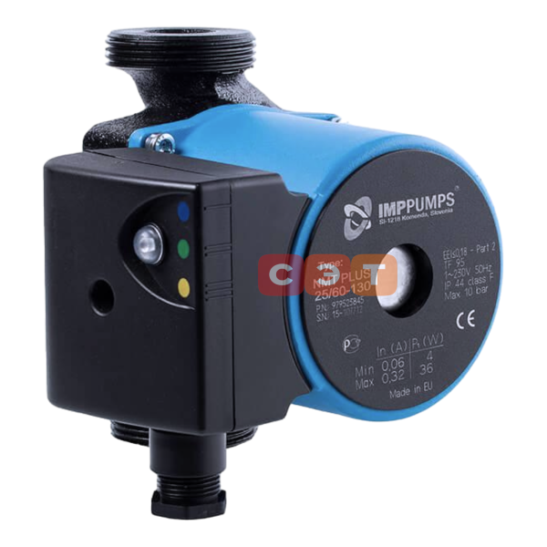 Циркуляционный высокоэффект. насос для систем отопления NMT PLUS 25/60-130 IMP Pumps 979523845