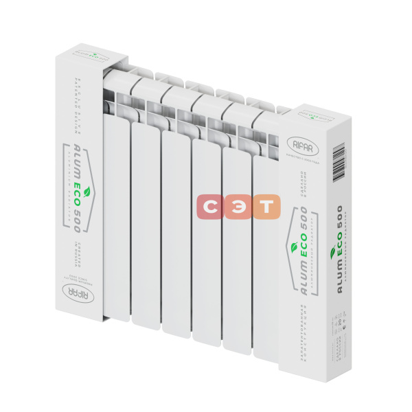 Радиатор алюминиевый Rifar Alum Eco 500 10 секций