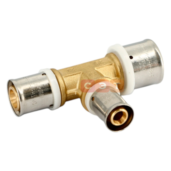 Тройник пресс редукционный 26х20х20 Uni-Fitt