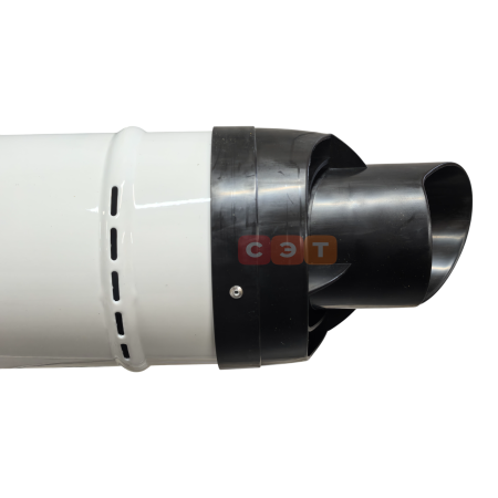 Комплект коаксиального дымохода PPR/Al   Camino Ø 80/125 мм  (труба с кончанием длиной 1000мм, отвод)