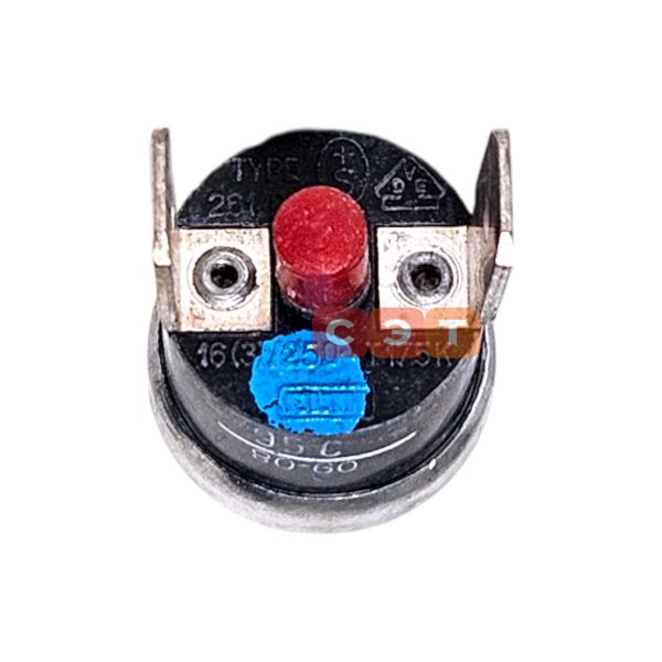Термостат биметаллический необратимый 95°С (Пантера 12кВт, Рысь)