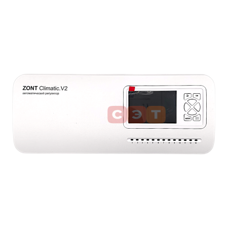 Погодозависимый автоматический GSM / Wi-Fi регулятор ZONT Climatic.V2