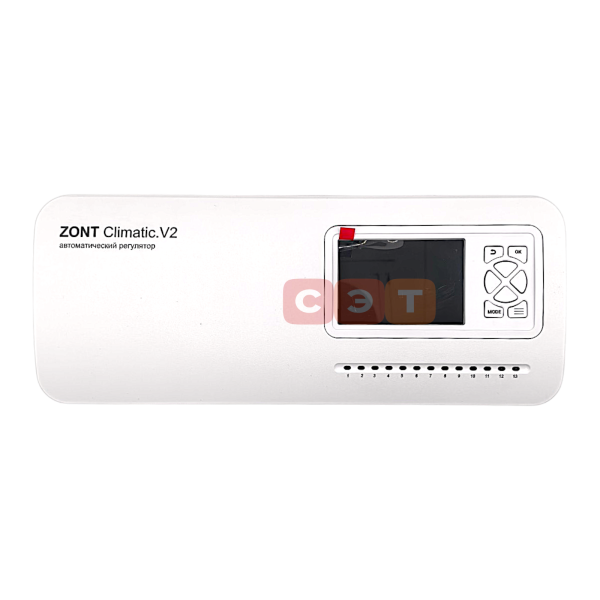 Погодозависимый автоматический GSM / Wi-Fi регулятор ZONT Climatic.V2