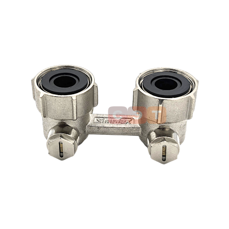Узел нижнего подключения Exclusive Line E1/50 угловой, 1/2x3/4" c ниппелями 1/2"