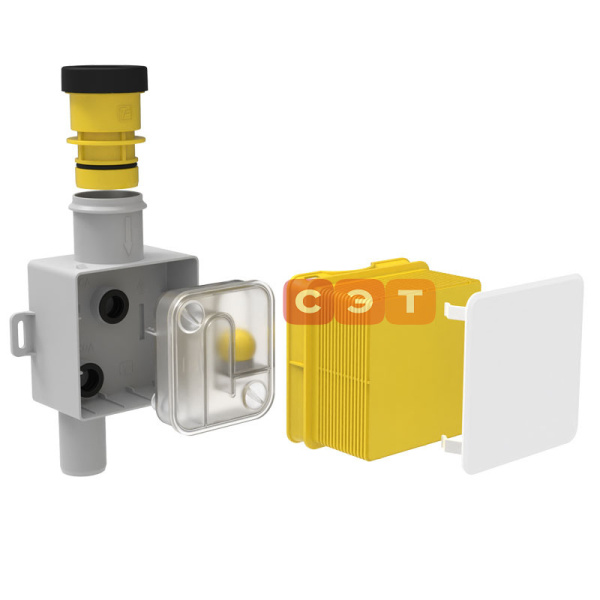 Сифон встроенный для кондиционеров с разрывом струи  ТП-138H Татполимер