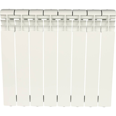 Радиатор алюминиевый секционный RAL 9016 Rommer Profi 500 ( 8 секций)