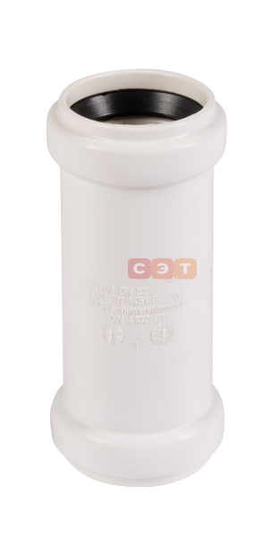 Муфта двойная d  32  HTMMw ( белая )