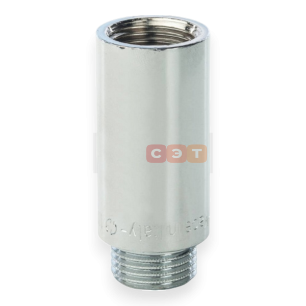 Удлинительная гайка усиленная латунная (хромированная)  1/2" х 50 General Fittings