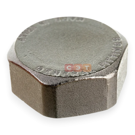 Заглушка ВР латунная (никелированная) 1" General Fittings