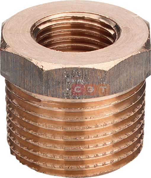Футорка бронзовая НР-ВР 3/4"x 1/2"