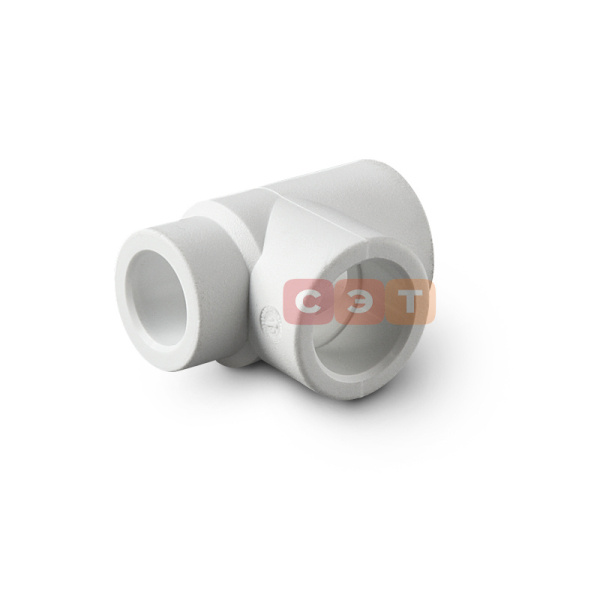 Тройник белый редукционный полипропиленовый   32 х 25 х 25  Pro Aqua