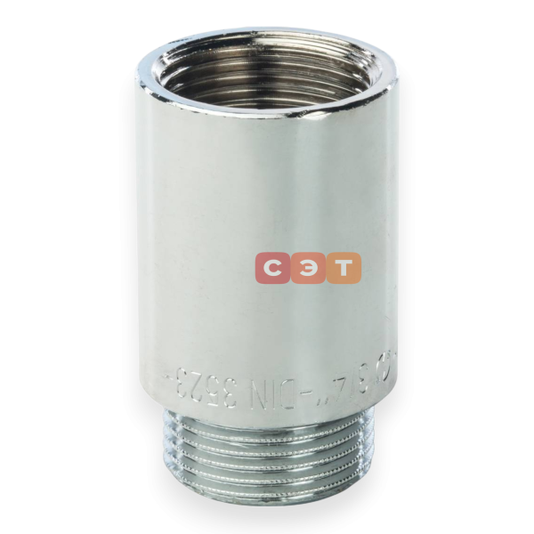 Удлинительная гайка усиленная латунная (хромированная)  3/4" х 40  General Fittings