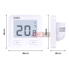 Wi-Fi терморегулятор с MODBUS, 230В, встраиваемый, белый Engo  E10-MBUSW