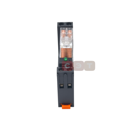 Реле промежуточное на DIN-рейку, 12V DC в сборе