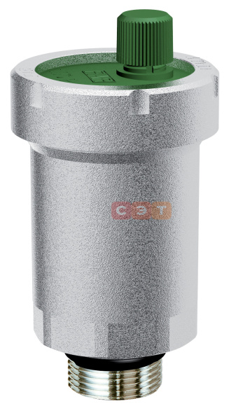 Автоматический воздухоотводчик прямой (хромированный)  1/2"