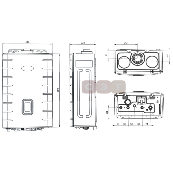 Котел настенный газовый Kiturami  World Alpha С-24