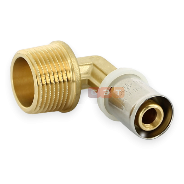 Угол пресс с НР 16х3/4" Uni-Fitt