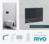 Панель смыва RIVO Touch Neo Черный глянцевый