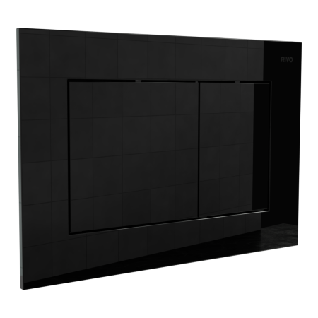 Монтажный модуль RIVO Set A для унитаза с кнопкой Touch Line Черный глянцевый