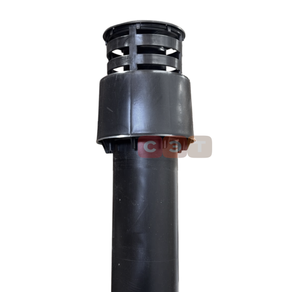 Вертикальный наконечник для коакс. трубы полипропиленовый диам. 60/100 мм - антиобледенительное исполнение