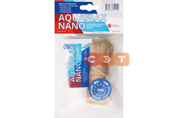 Комплект Aquaflax Nano (30 гр. паста + 15 гр. лен европейский)