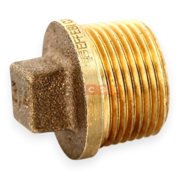Заглушка бронзовая НР 3/4' 