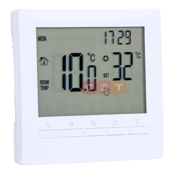 Двухканальный термостат для комбинированных систем отопления TEPLOCOM TSFR-Prog-220/3A