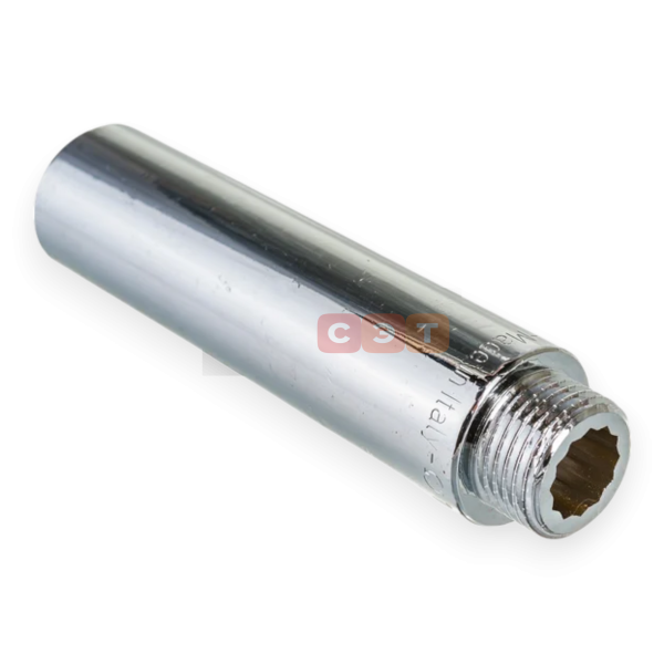 Удлинительная гайка усиленная латунная (хромированная)  1/2" х100 General Fittings