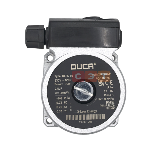 Двигатель циркуляционного насоса DUCA GX 15-50