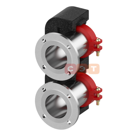 Переходник с распределителя BigFixLock F в изоляции DN100 - DN65