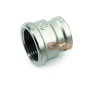 Муфта переходная ВР-ВР латунная (никелированная) 1" 1/2 - 1" General Fittings