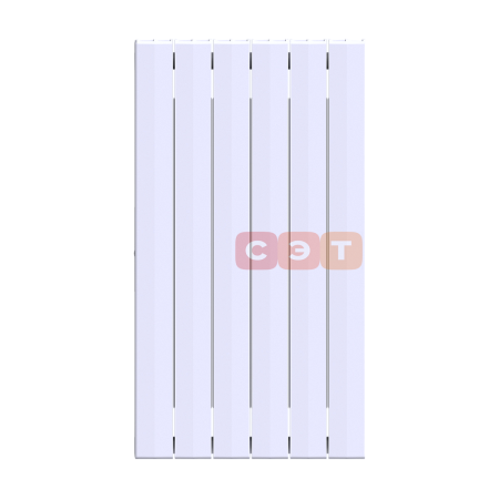 Радиатор биметаллический Rifar SUPReMO 800 (6 секций, RAL 9016, боковое подключение)