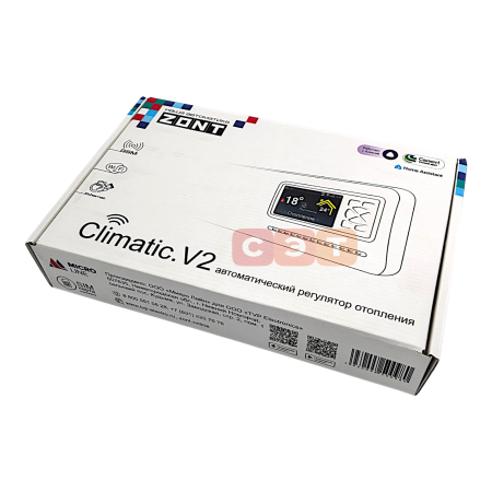 Погодозависимый автоматический GSM / Wi-Fi регулятор ZONT Climatic.V2