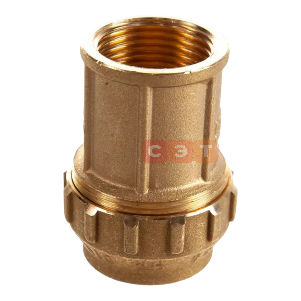 Муфта комбинированная с ВР для ПНД (латунная)  Tiemme 32х1"