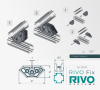Соединение угловое 180°/90°/45° RIVO Fix